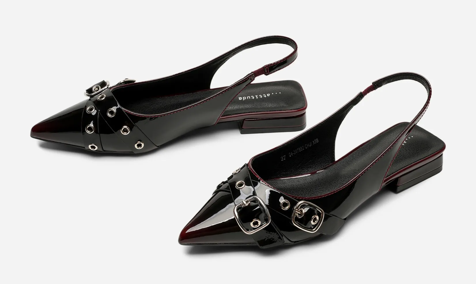 ATTITUDE Ballerinaskor|Sommarskor<,Ballerinaskor med slingback