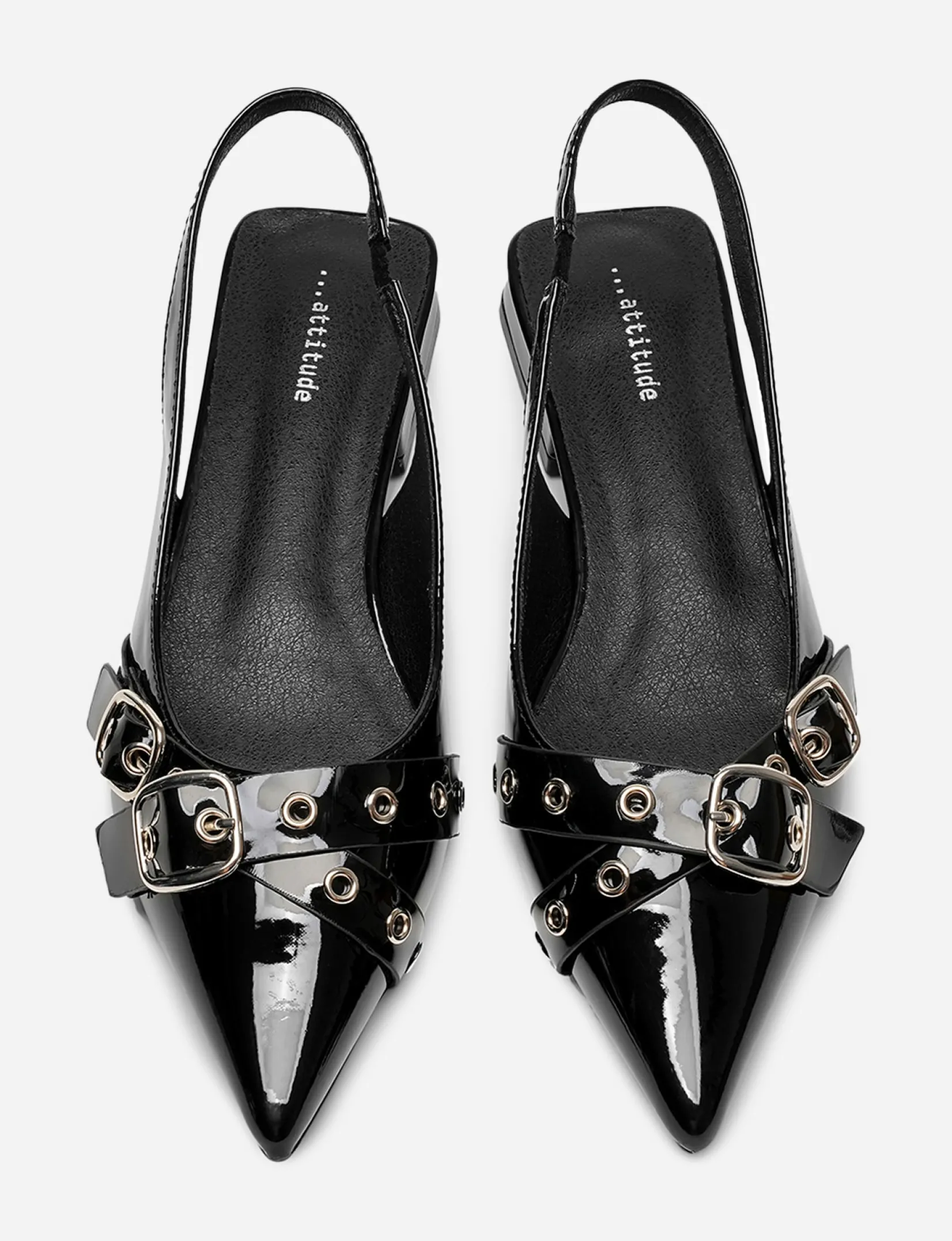 ATTITUDE Ballerinaskor|Sommarskor<,Ballerinaskor med slingback