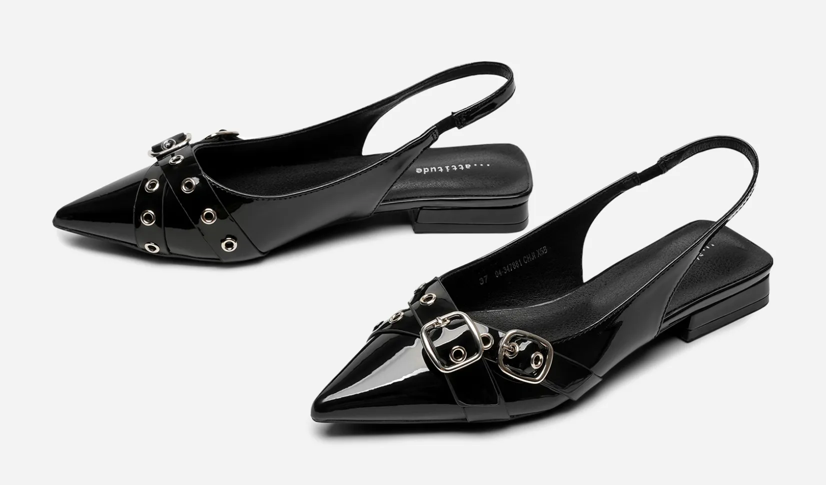 ATTITUDE Ballerinaskor|Sommarskor<,Ballerinaskor med slingback