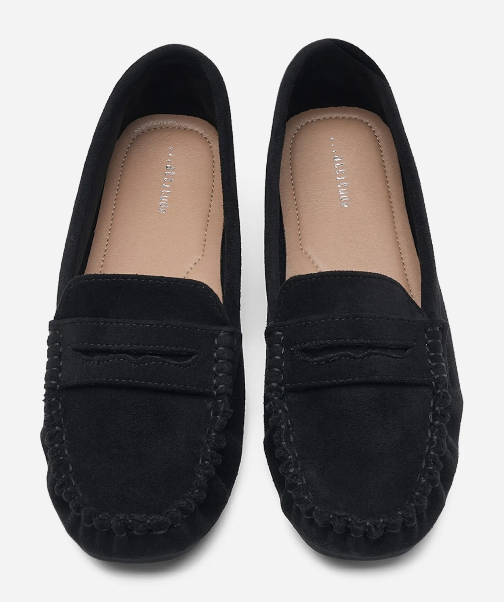 ATTITUDE Loafers|Höstskor<,Mockasiner