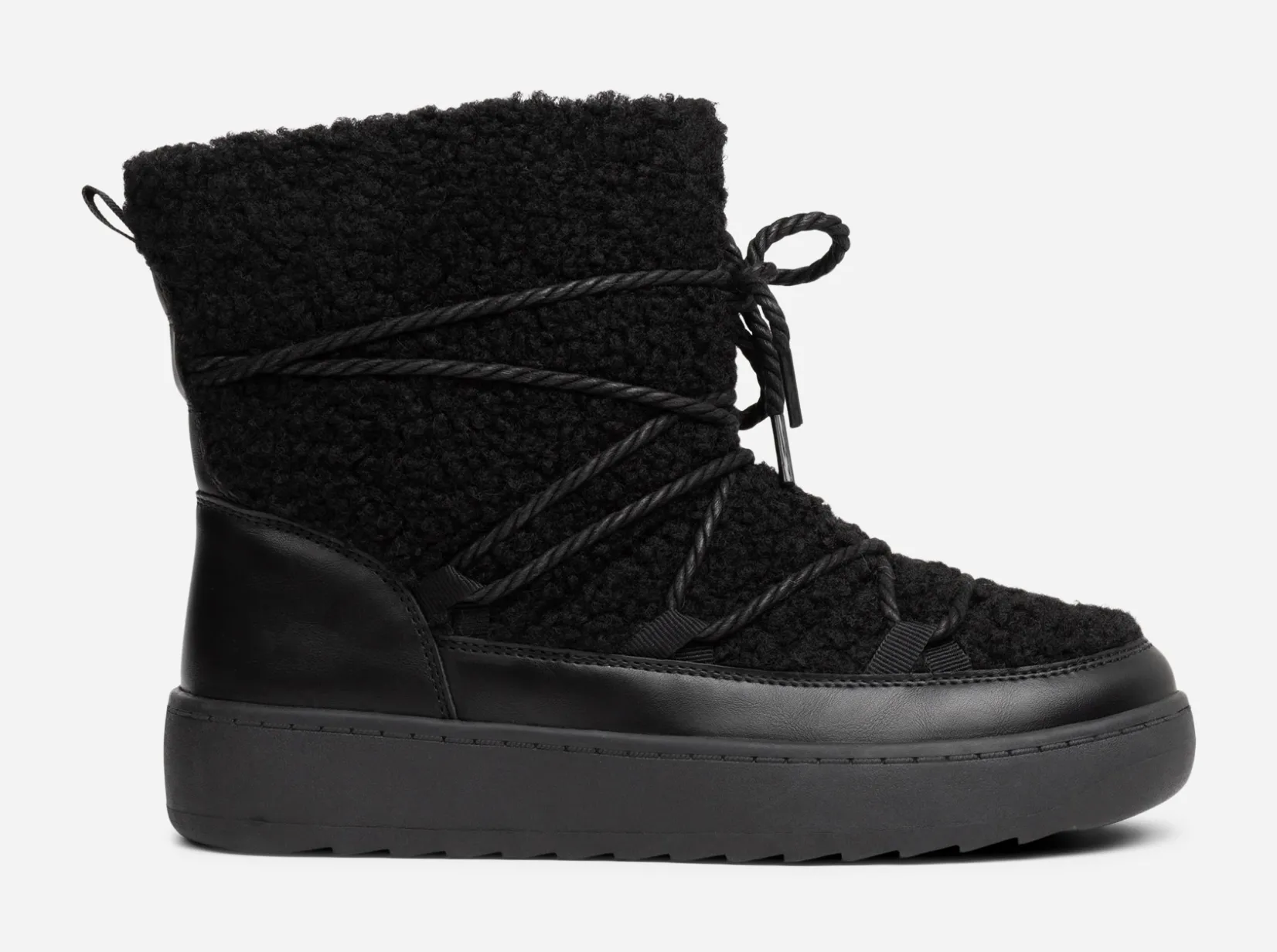 ATTITUDE Boots Och Kängor|Vinterskor<,Varmfodrade boots med snörning