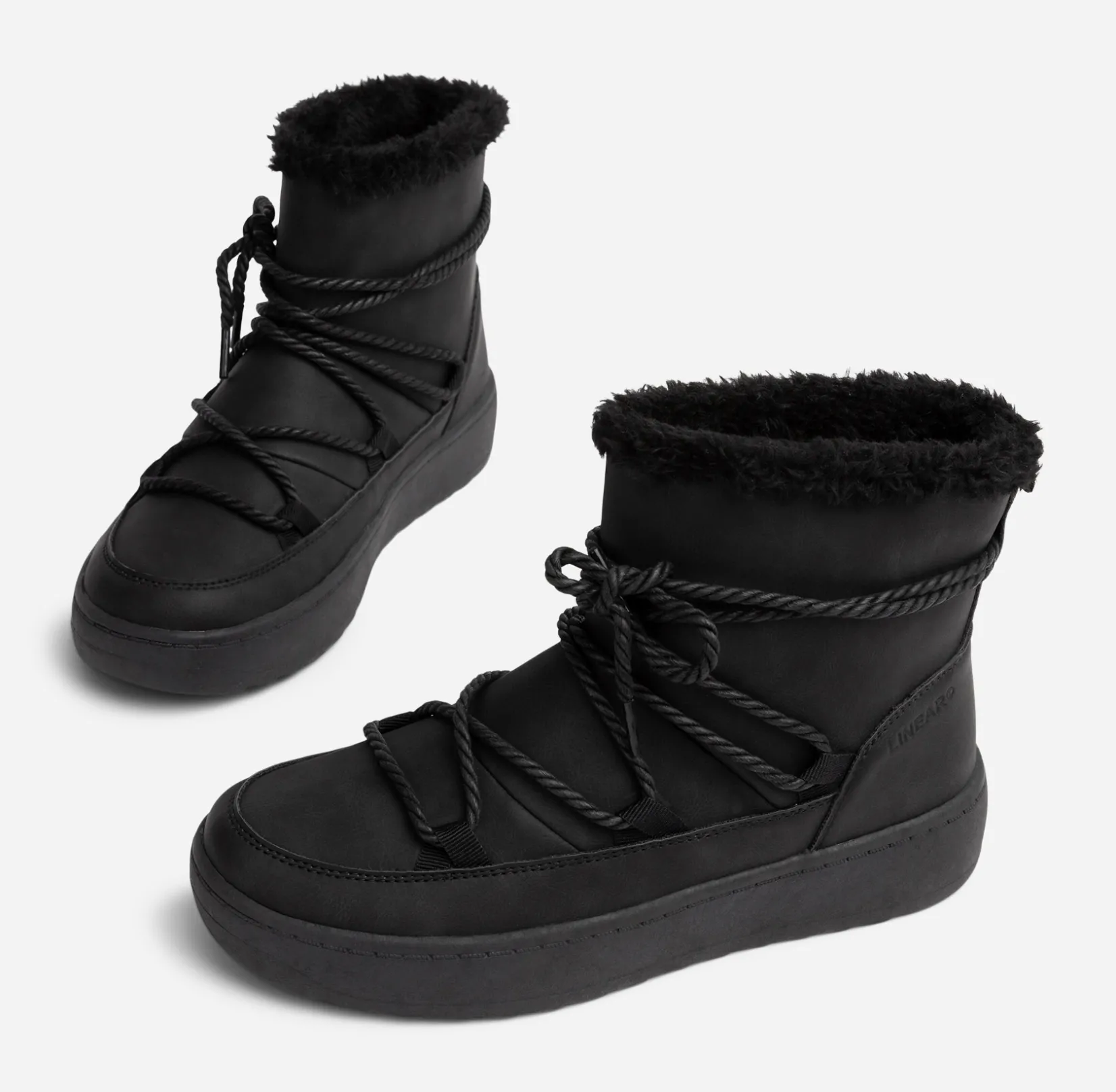 ATTITUDE Boots Och Kängor|Vinterskor<,Varmfodrade boots med snörning