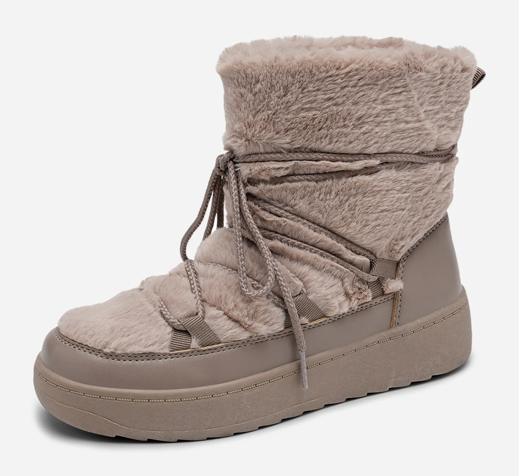 ATTITUDE Boots Och Kängor|Vinterskor<,Varmfodrade boots med snörning