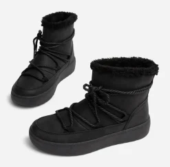 ATTITUDE Boots Och Kängor|Vinterskor<,Varmfodrade boots med snörning