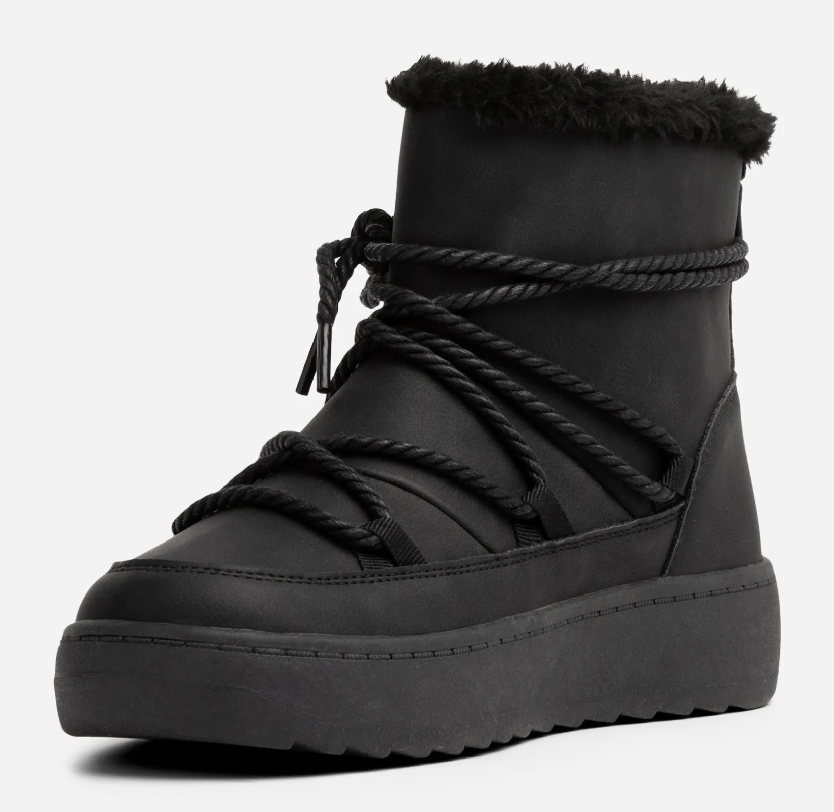 ATTITUDE Boots Och Kängor|Vinterskor<,Varmfodrade boots med snörning