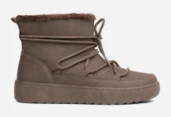 ATTITUDE Boots Och Kängor|Vinterskor<,Varmfodrade boots med snörning