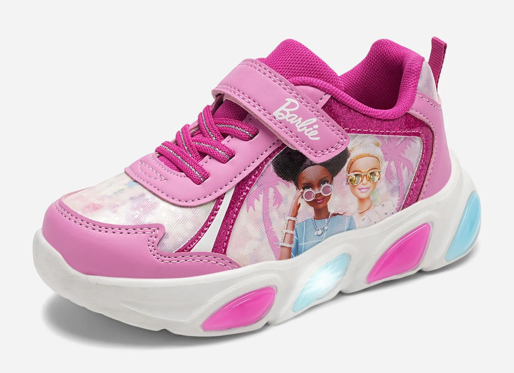 Barn Barbie Blinkande Barnskor|Sneakers<,Blinkande sneakers