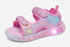 Barn DINSKO Blinkande Barnskor|Sandaler<,Blinkande sandaler