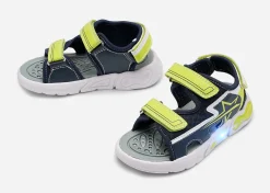 Barn DINSKO Blinkande Barnskor|Sandaler<,Blinkande sandaler
