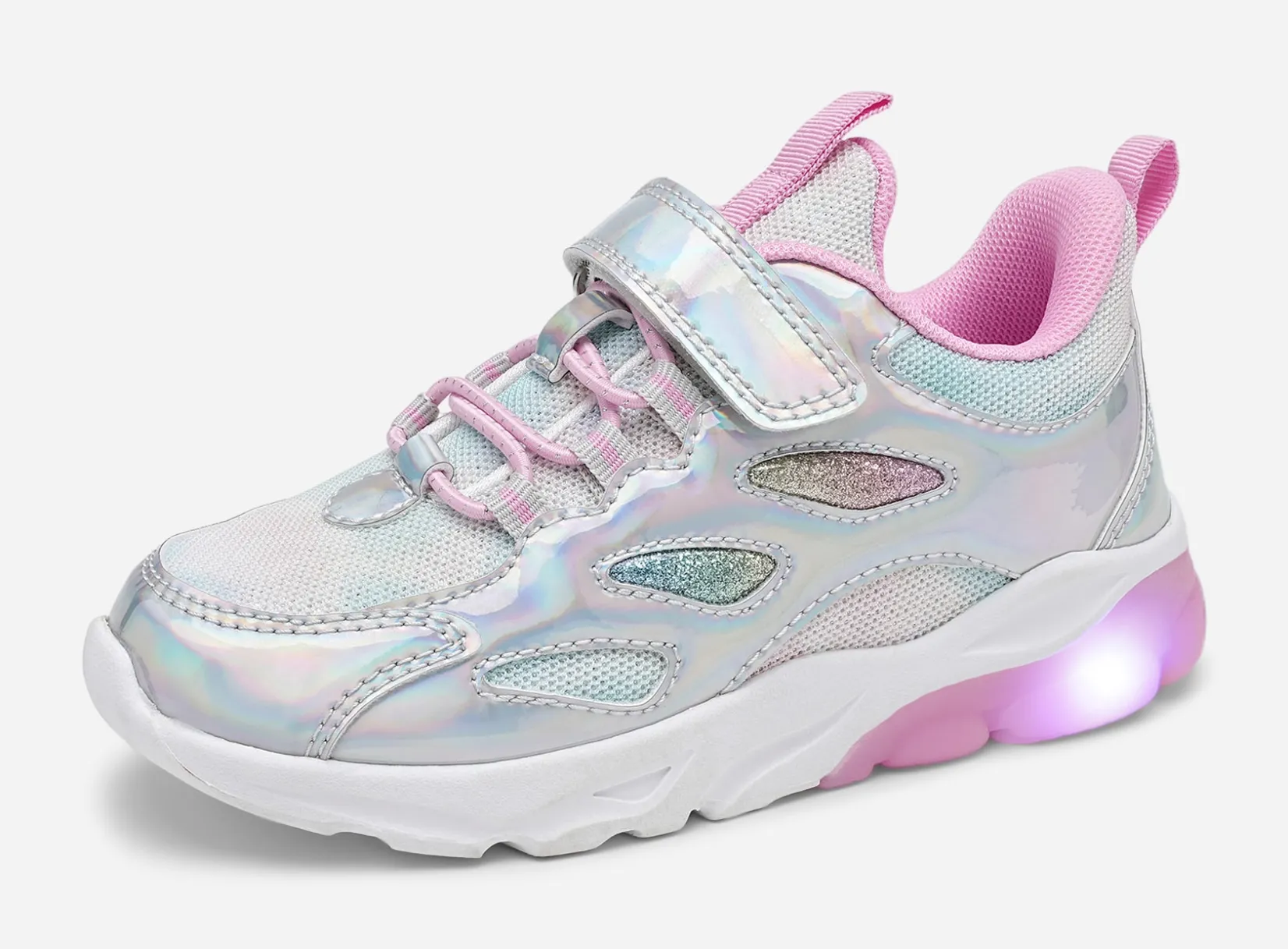 Barn DINSKO Blinkande Barnskor|Sneakers<,Blinkande sneakers