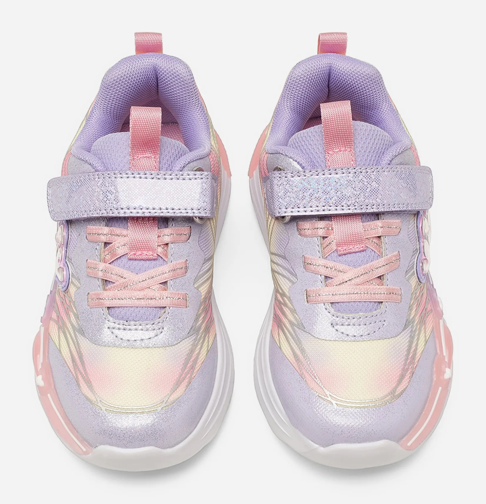 Barn DINSKO Blinkande Barnskor|Sneakers<,Blinkande sneakers