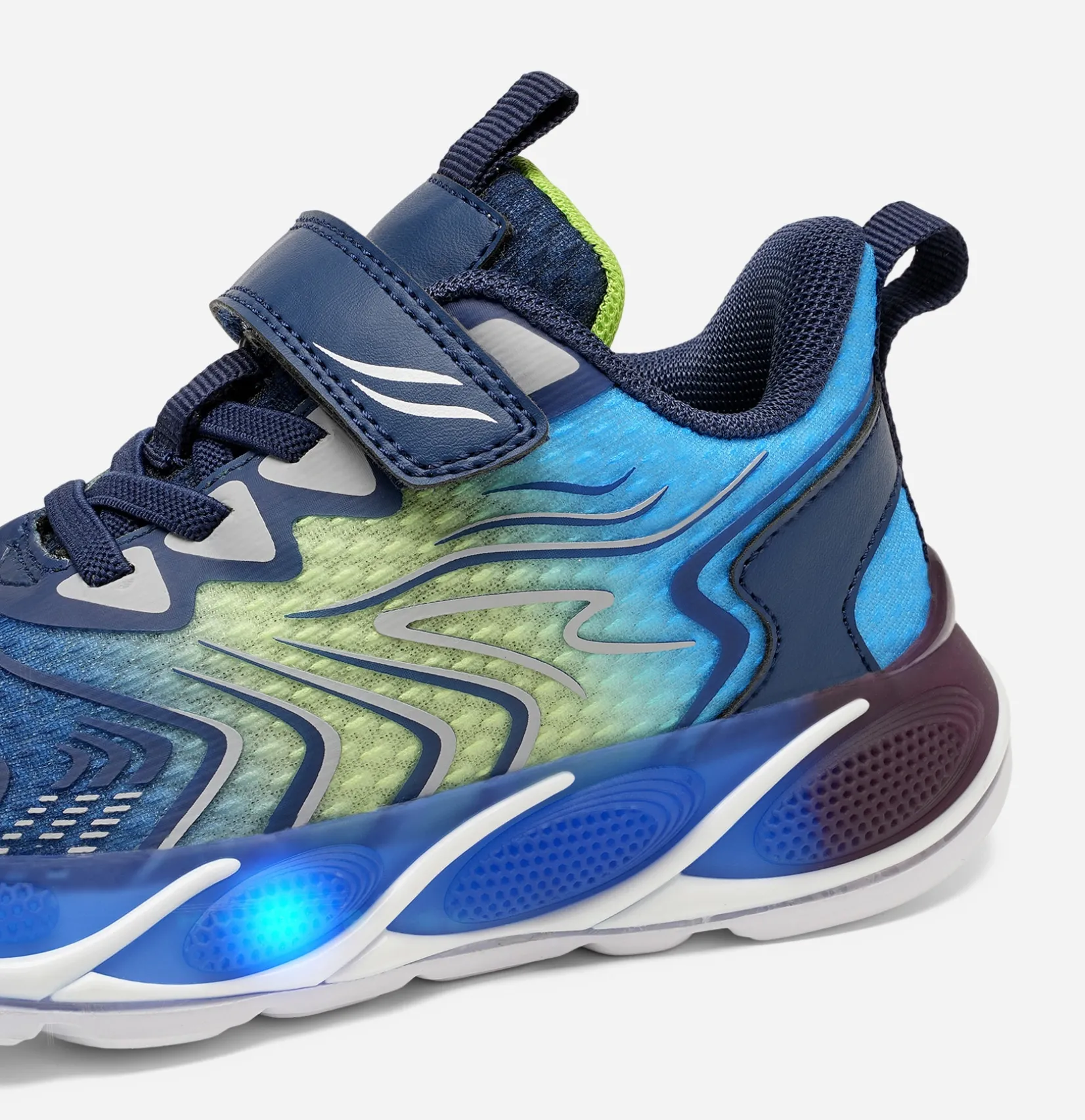 Barn DINSKO Blinkande Barnskor|Sneakers<,Blinkande sneakers