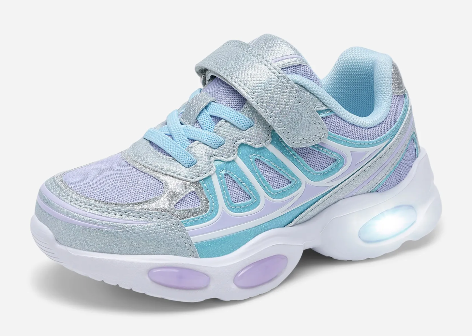 Barn DINSKO Blinkande Barnskor|Sneakers<,Blinkande sneakers