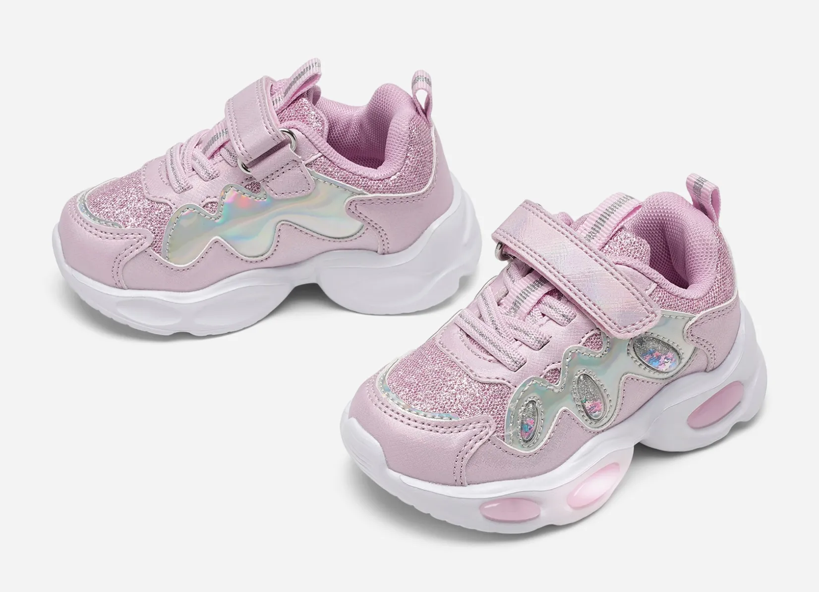 Barn DINSKO Blinkande Barnskor|Sneakers<,Blinkande sneakers