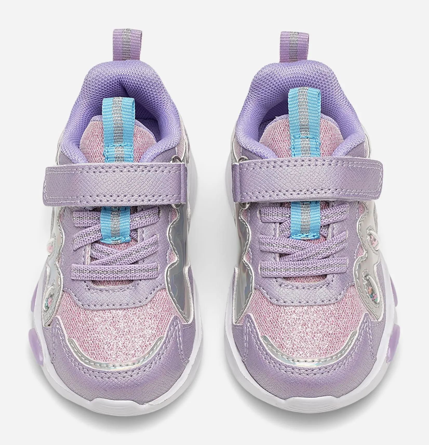 Barn DINSKO Blinkande Barnskor|Sneakers<,Blinkande sneakers