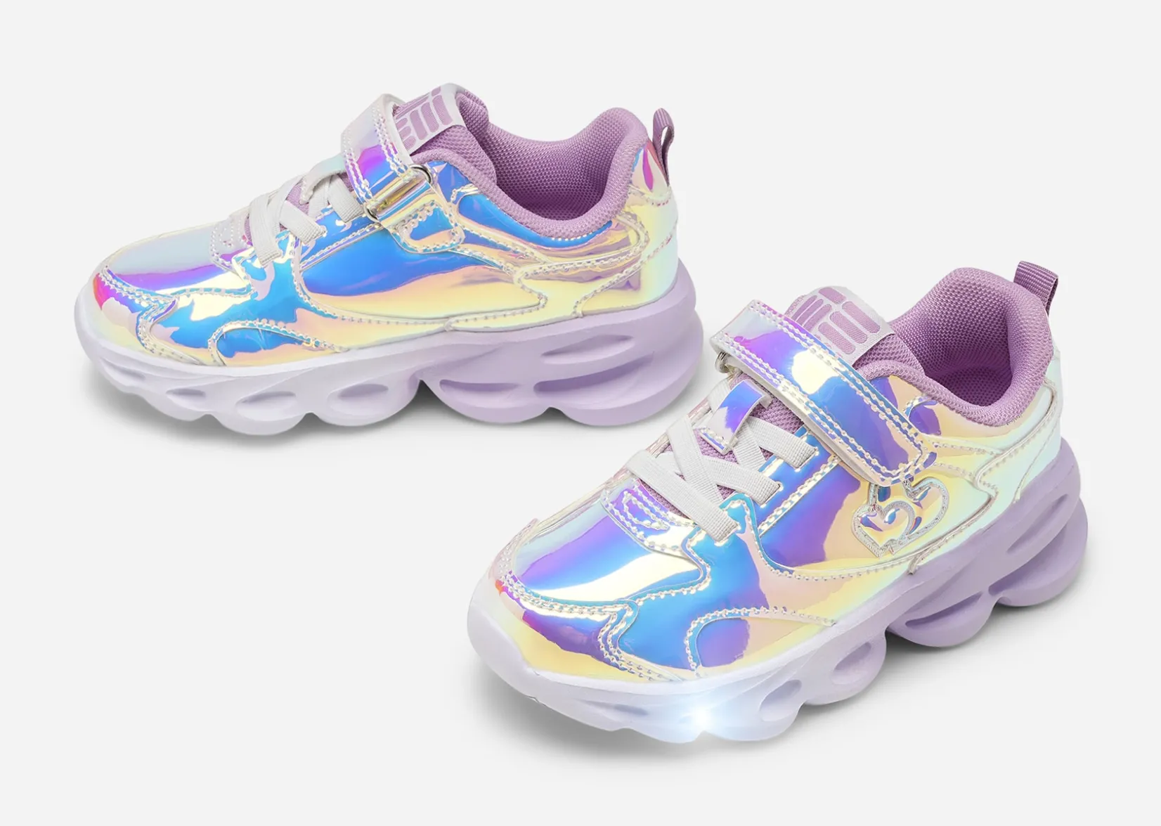 Barn DINSKO Blinkande Barnskor|Sneakers<,Blinkande sneakers