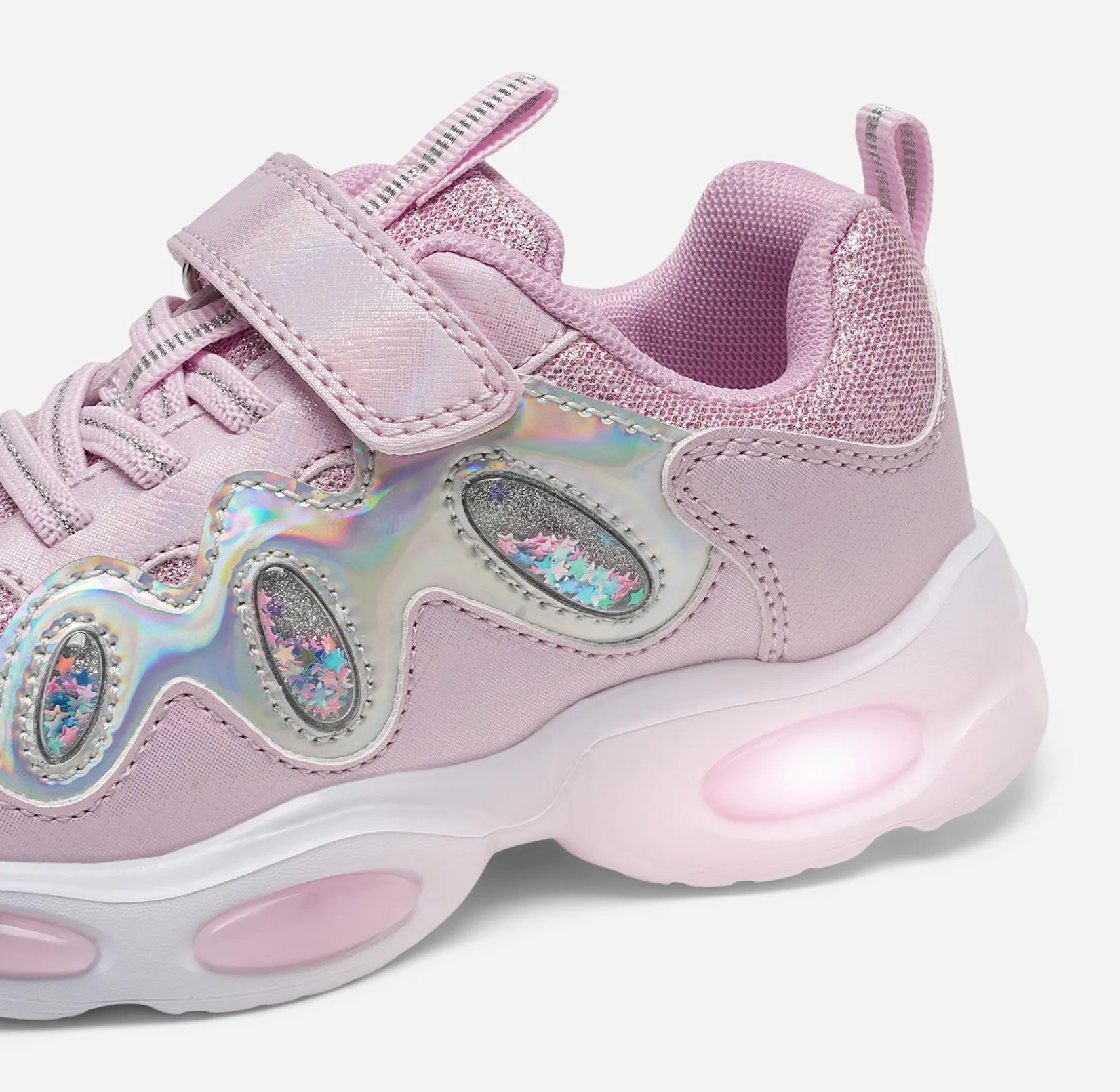 Barn DINSKO Blinkande Barnskor|Sneakers<,Blinkande sneakers