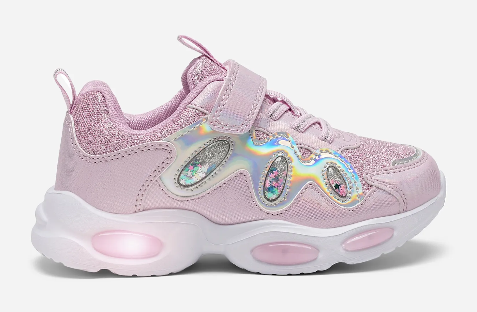 Barn DINSKO Blinkande Barnskor|Sneakers<,Blinkande sneakers
