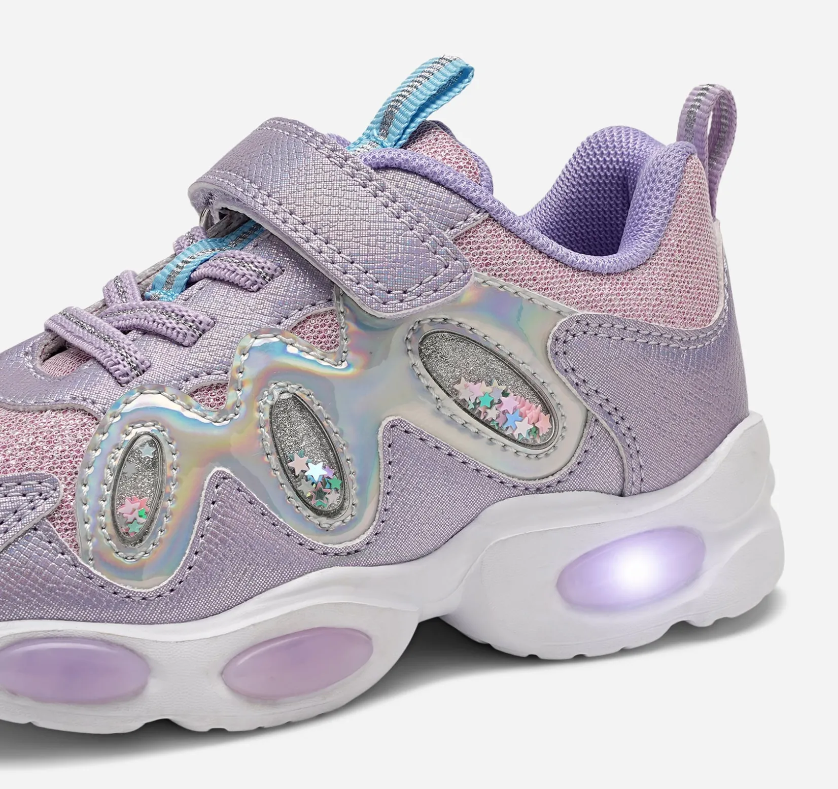 Barn DINSKO Blinkande Barnskor|Sneakers<,Blinkande sneakers