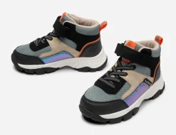 Barn DINSKO Vattentäta Barnskor|Sneakers<,Fleecefodrade höga sneakers waterproof