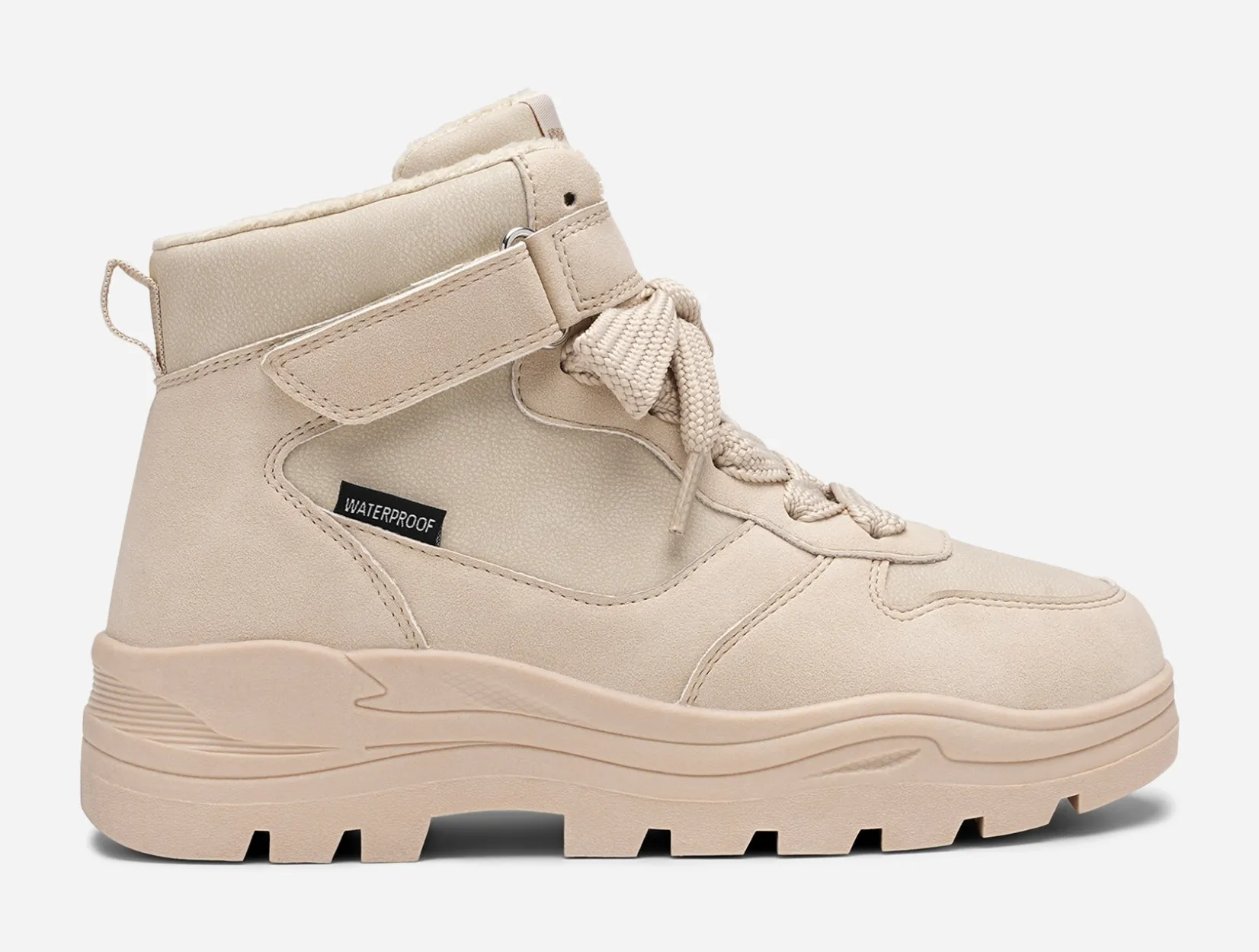 Barn DINSKO Vattentäta Barnskor|Boots Och Kängor<,Fleecefodrade höga sneakers waterproof