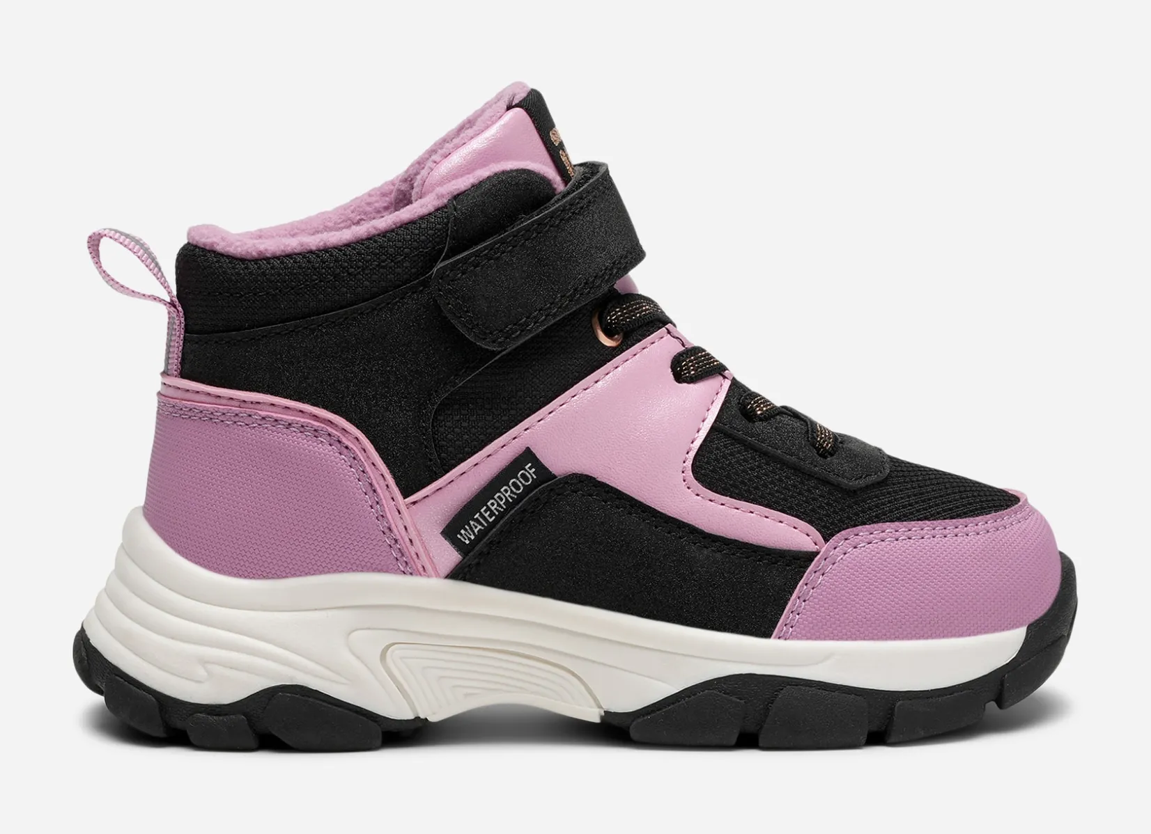 Barn DINSKO Vattentäta Barnskor|Sneakers<,Fleecefodrade höga sneakers waterproof