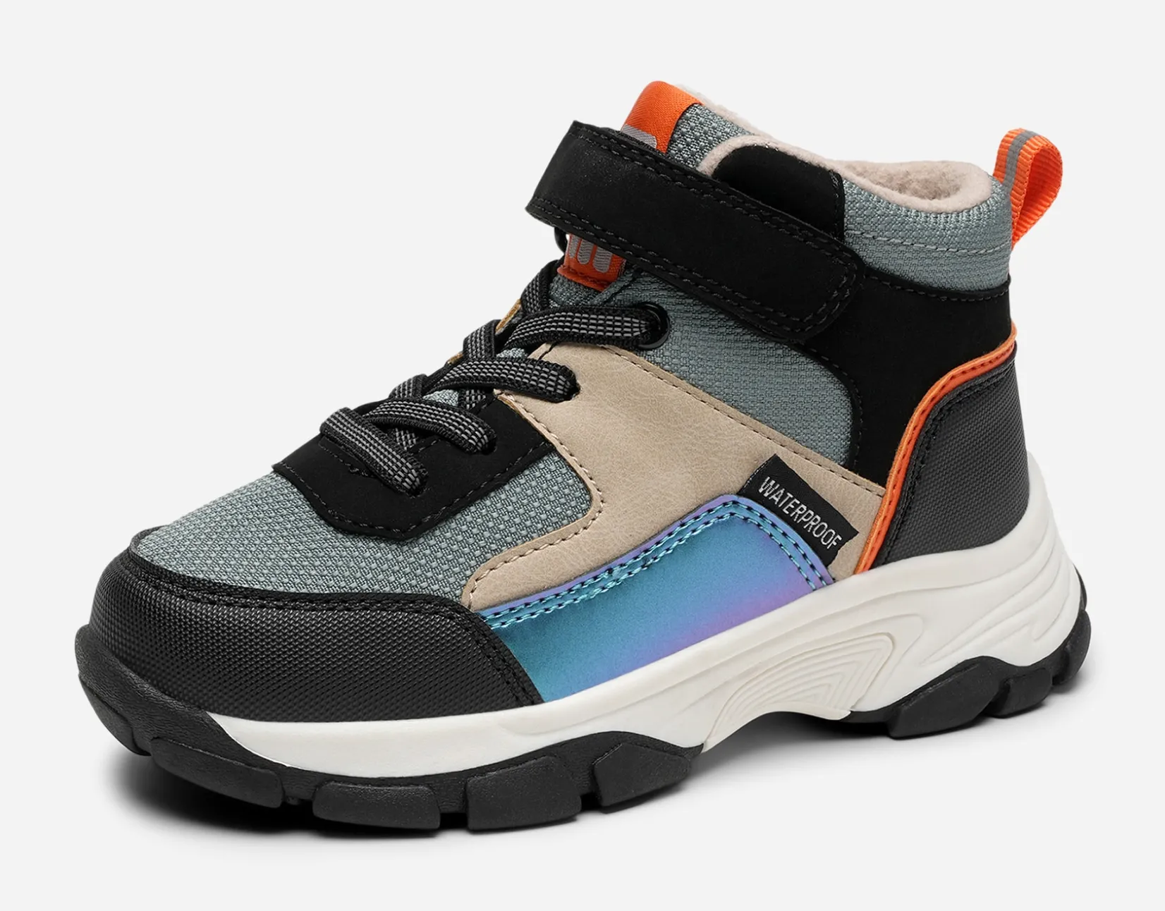 Barn DINSKO Vattentäta Barnskor|Sneakers<,Fleecefodrade höga sneakers waterproof