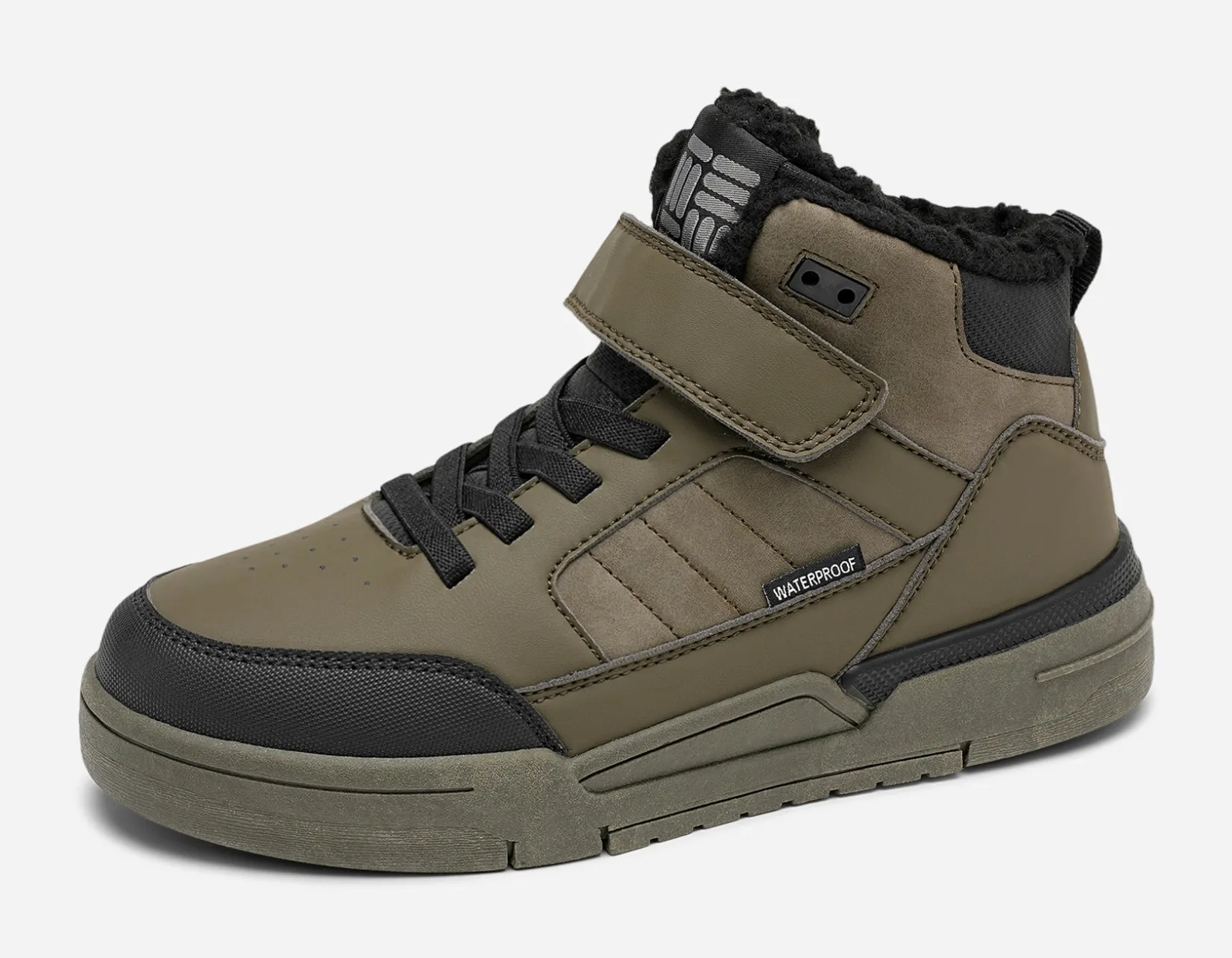 Barn DINSKO Vattentäta Barnskor|Boots Och Kängor<,Varmfodrade höga sneakers waterproof