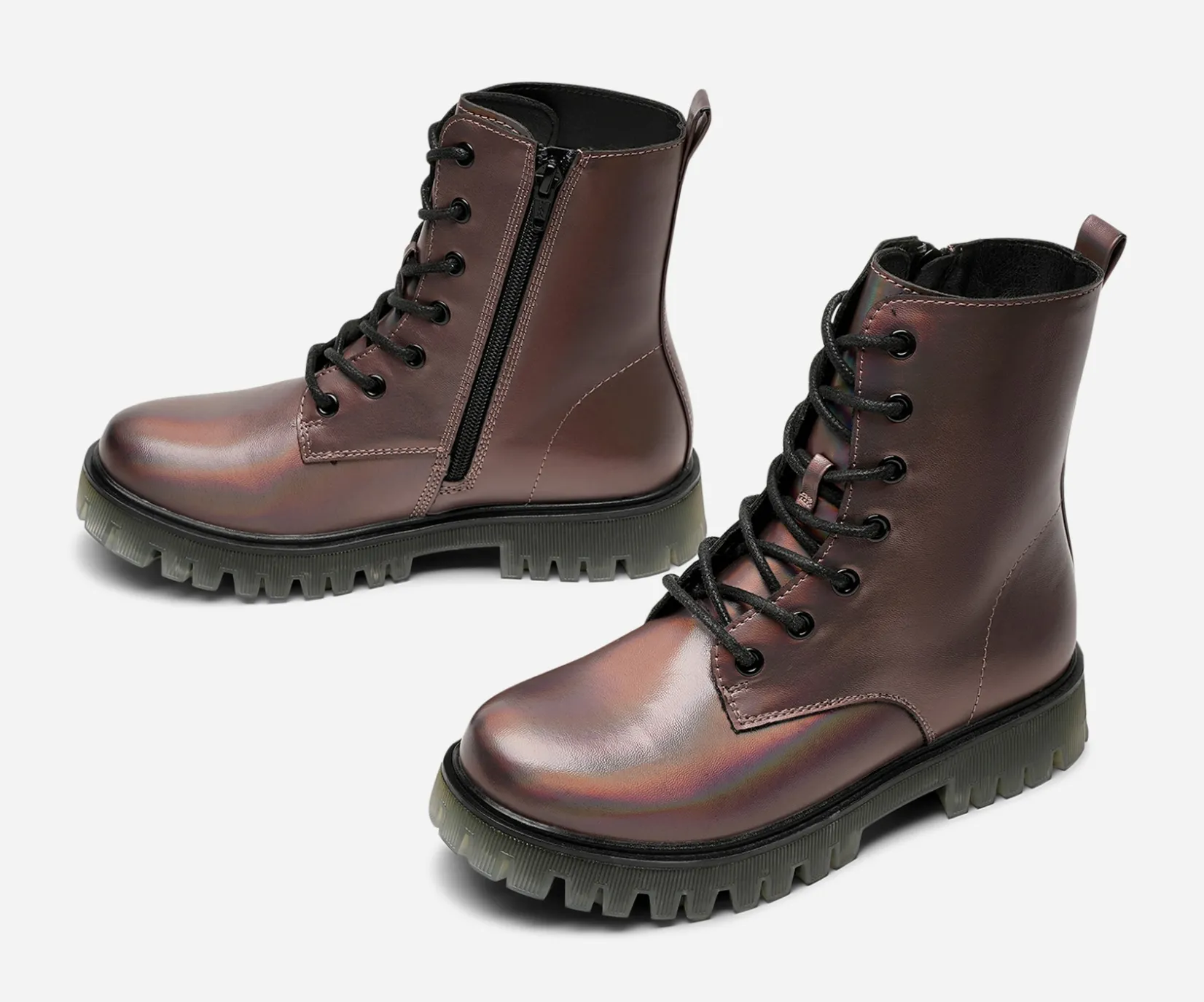 Barn DINSKO Boots Och Kängor|Vinterskor<,Varmfodrade kängor med dragkedja