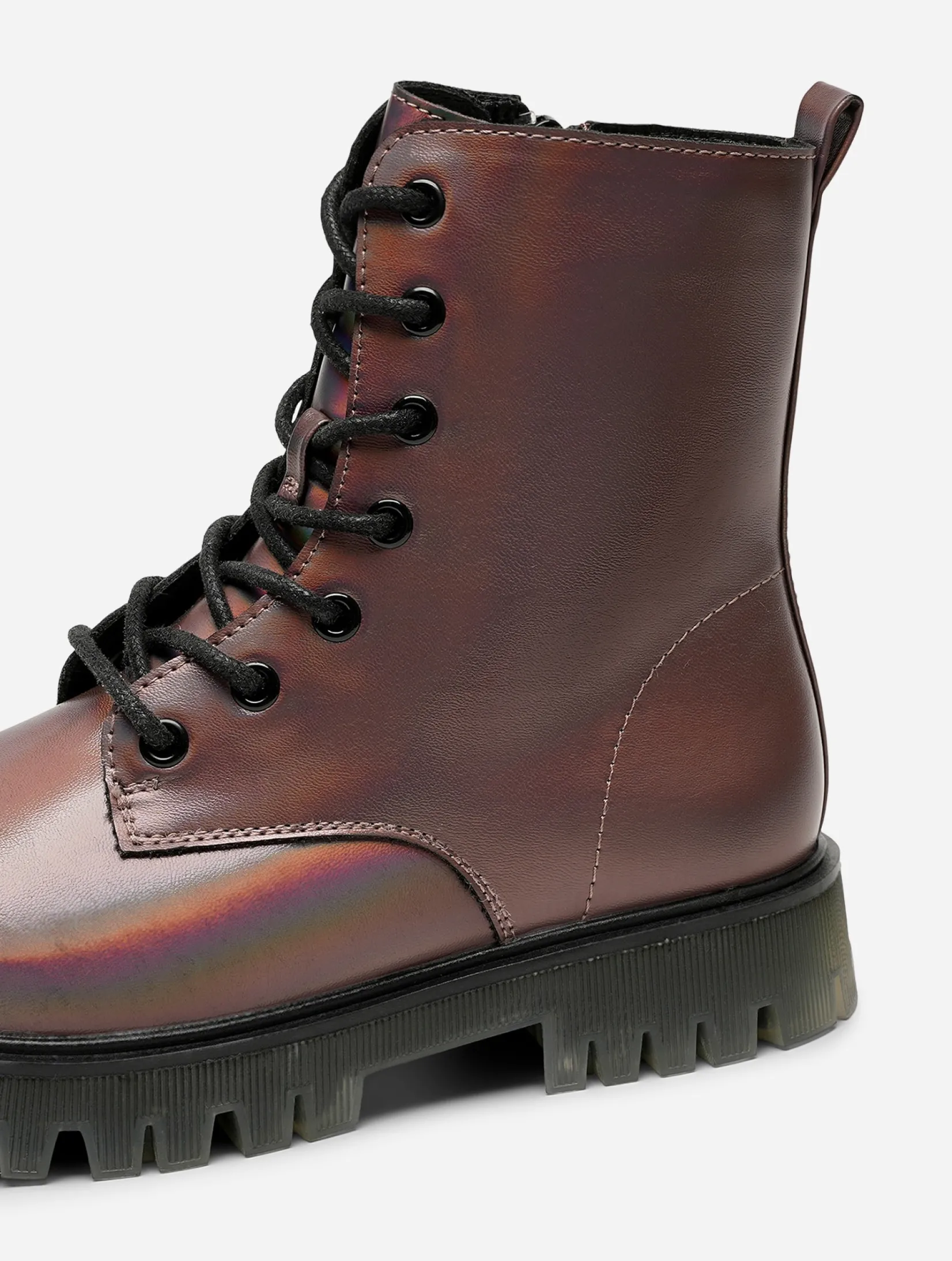 Barn DINSKO Boots Och Kängor|Vinterskor<,Varmfodrade kängor med dragkedja