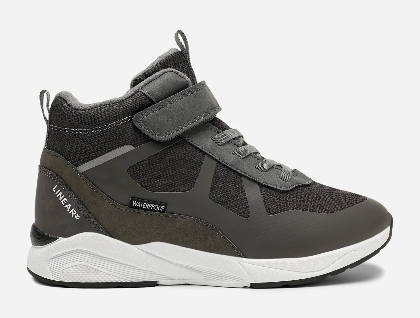 Barn LINEAR Vattentäta Barnskor|Sneakers<,Fleecefodrade höga sneakers waterproof