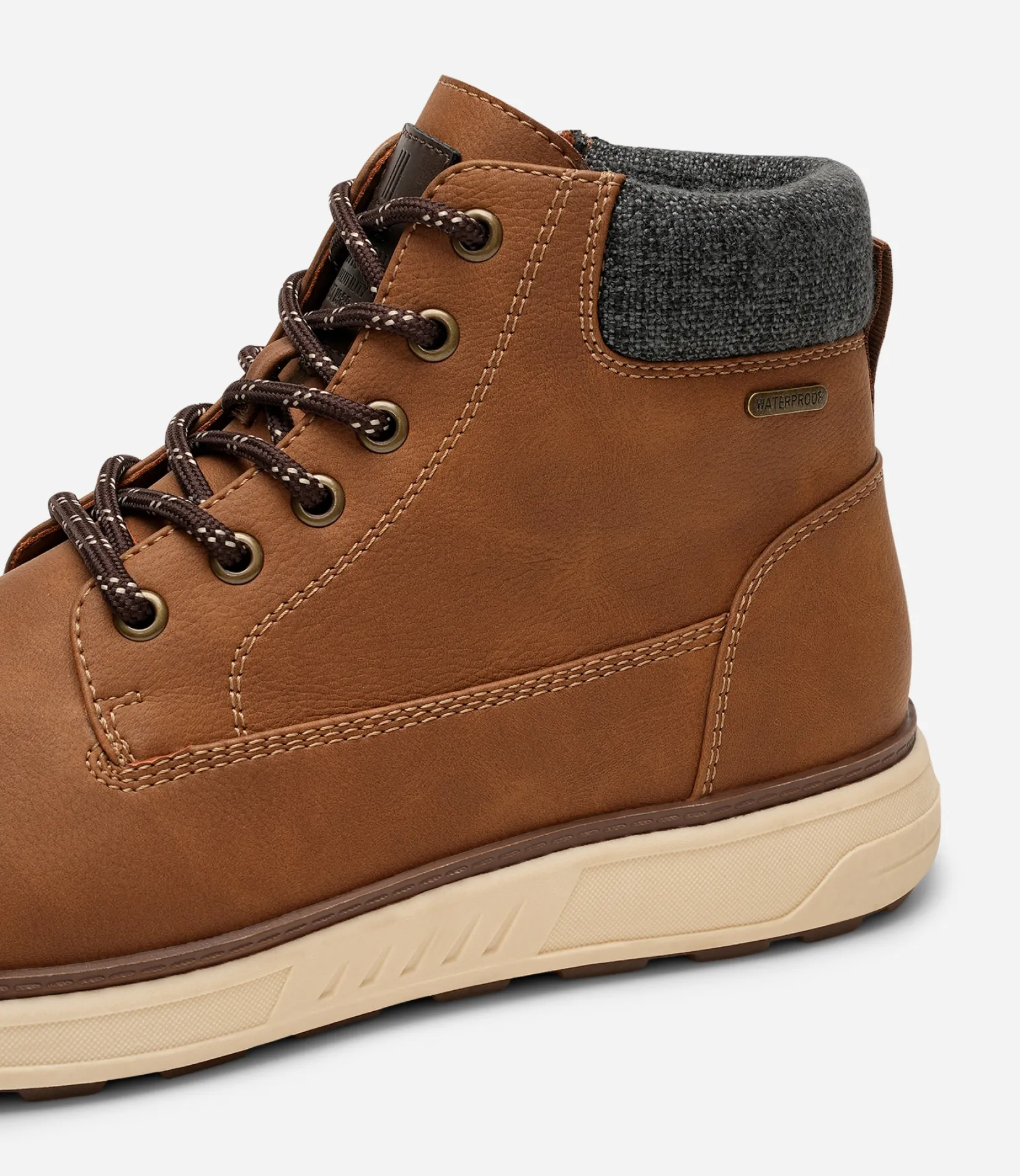 LINEAR Boots Och Kängor|Vinterskor<,Varmfodrade boots med snörning