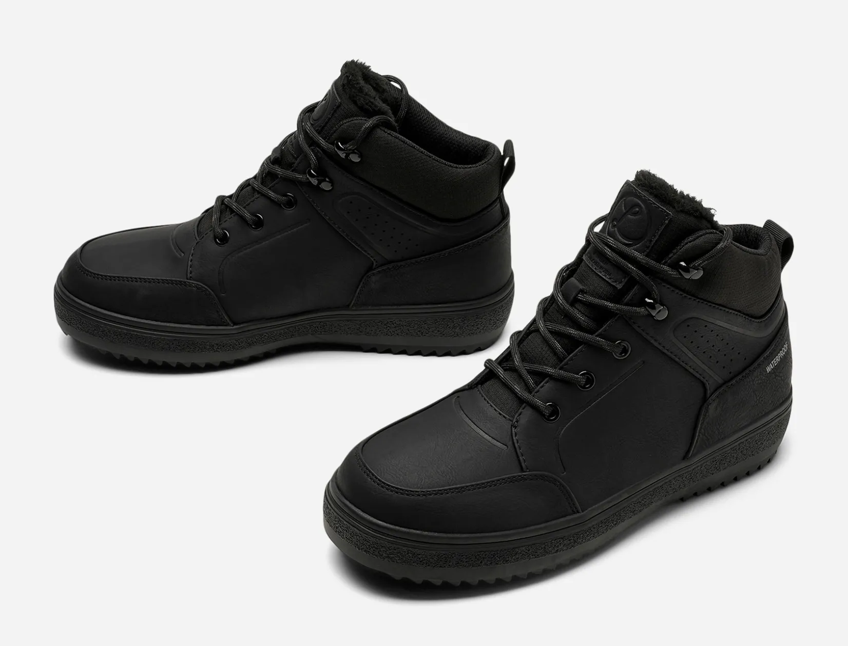 LINEAR Boots Och Kängor|Vinterskor<,Varmfodrade kängor med inbyggd brodd
