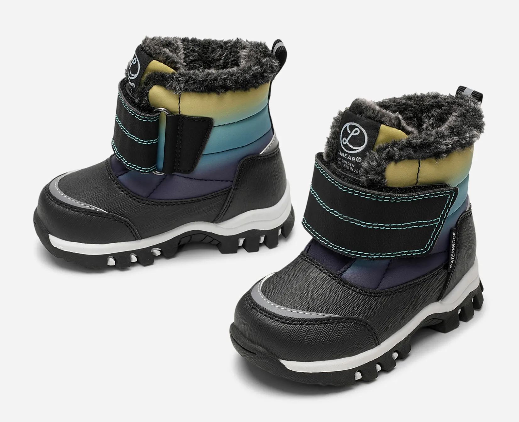 Barn LINEAR Vattentäta Barnskor|Babyskor<,Varmfodrade kängor waterproof