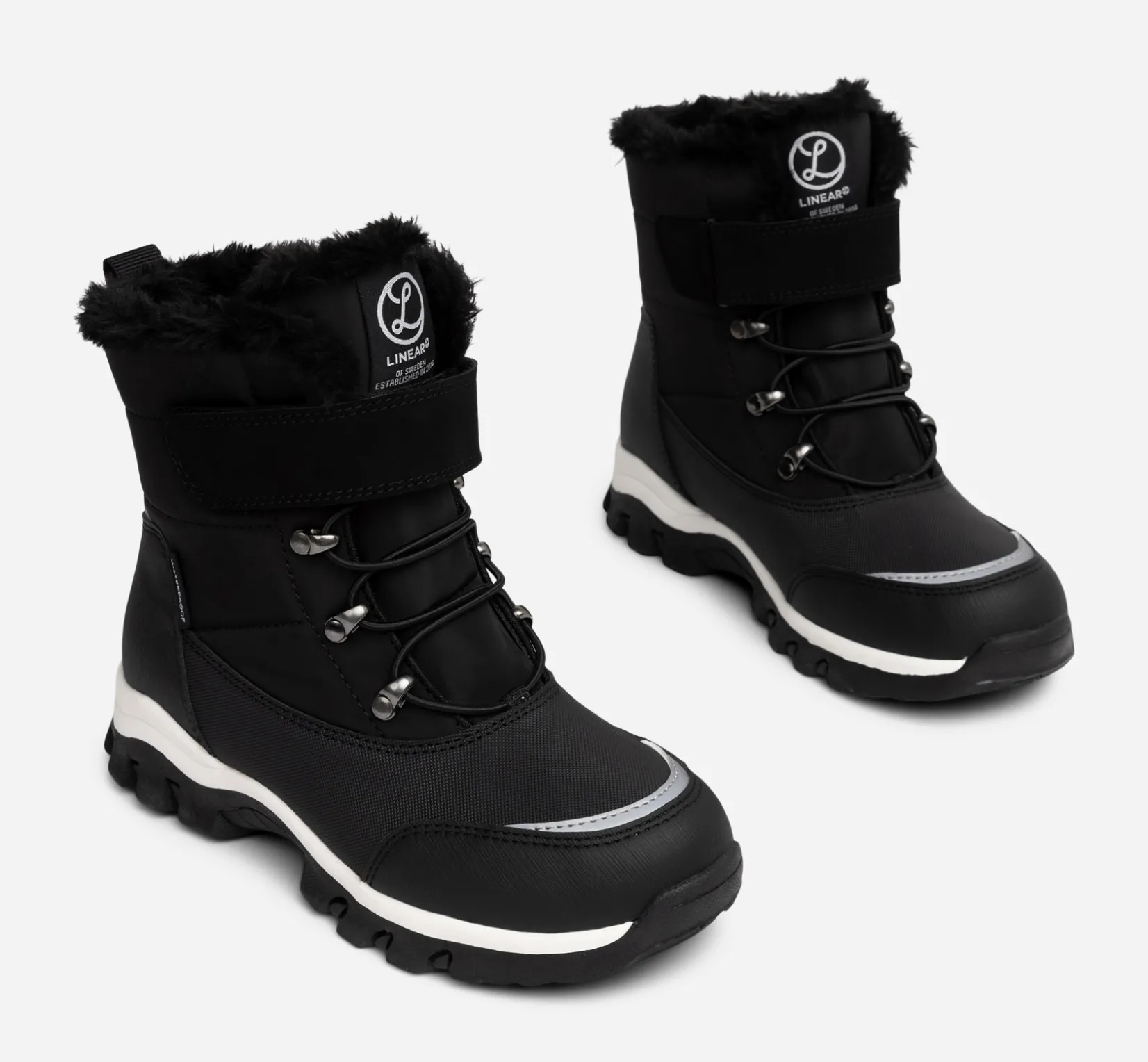 Barn LINEAR Vattentäta Barnskor|Boots Och Kängor<,Varmfodrade kängor waterproof