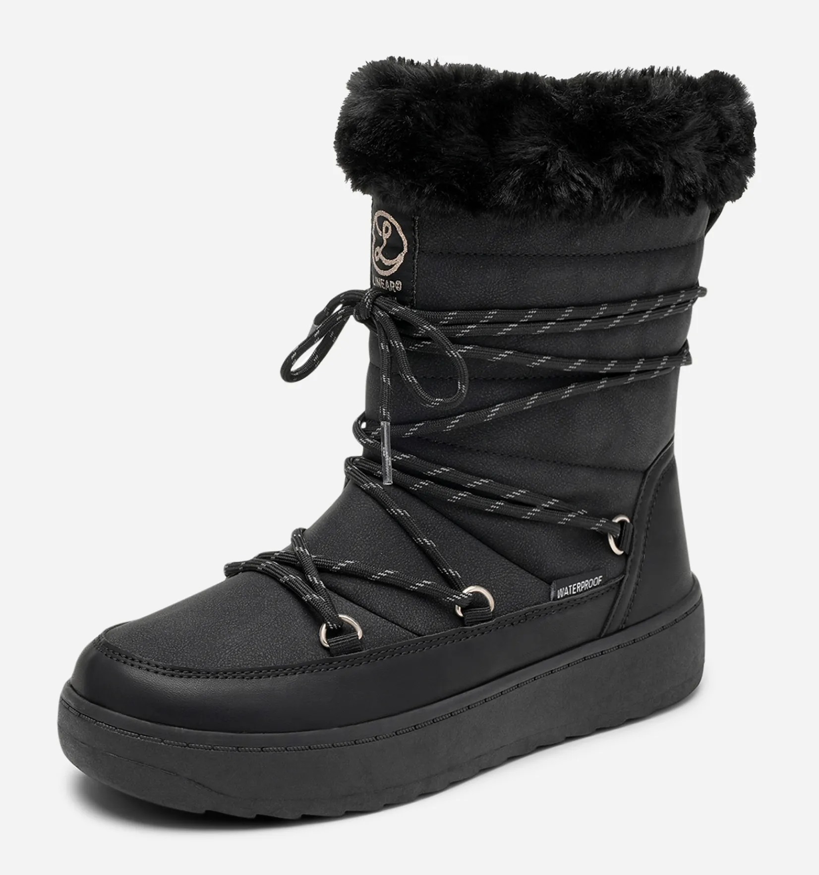 Barn LINEAR Vattentäta Barnskor|Boots Och Kängor<,Varmfodrade stövlar, waterproof