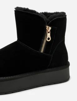 PACE Skinnskor|Boots Och Kängor<,Varmfodrade boots med dragkedja