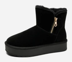 PACE Skinnskor|Boots Och Kängor<,Varmfodrade boots med dragkedja