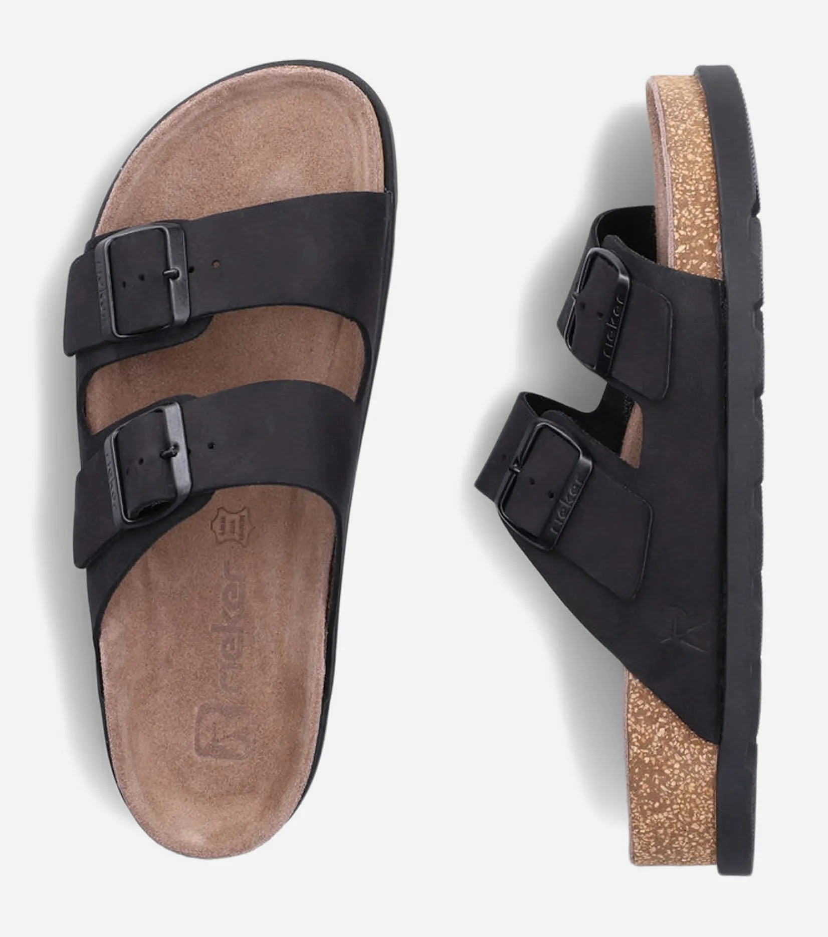 RIEKER Rieker|Skinnskor<,Sandaler med remmar