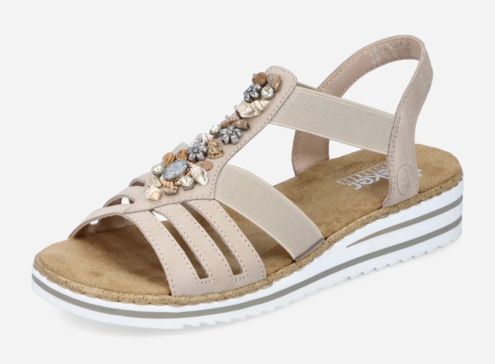 RIEKER Rieker|Sandaler<,Sandaler med remmar
