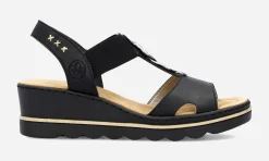 RIEKER Rieker|Sandaletter<,Sandaletter med remmar