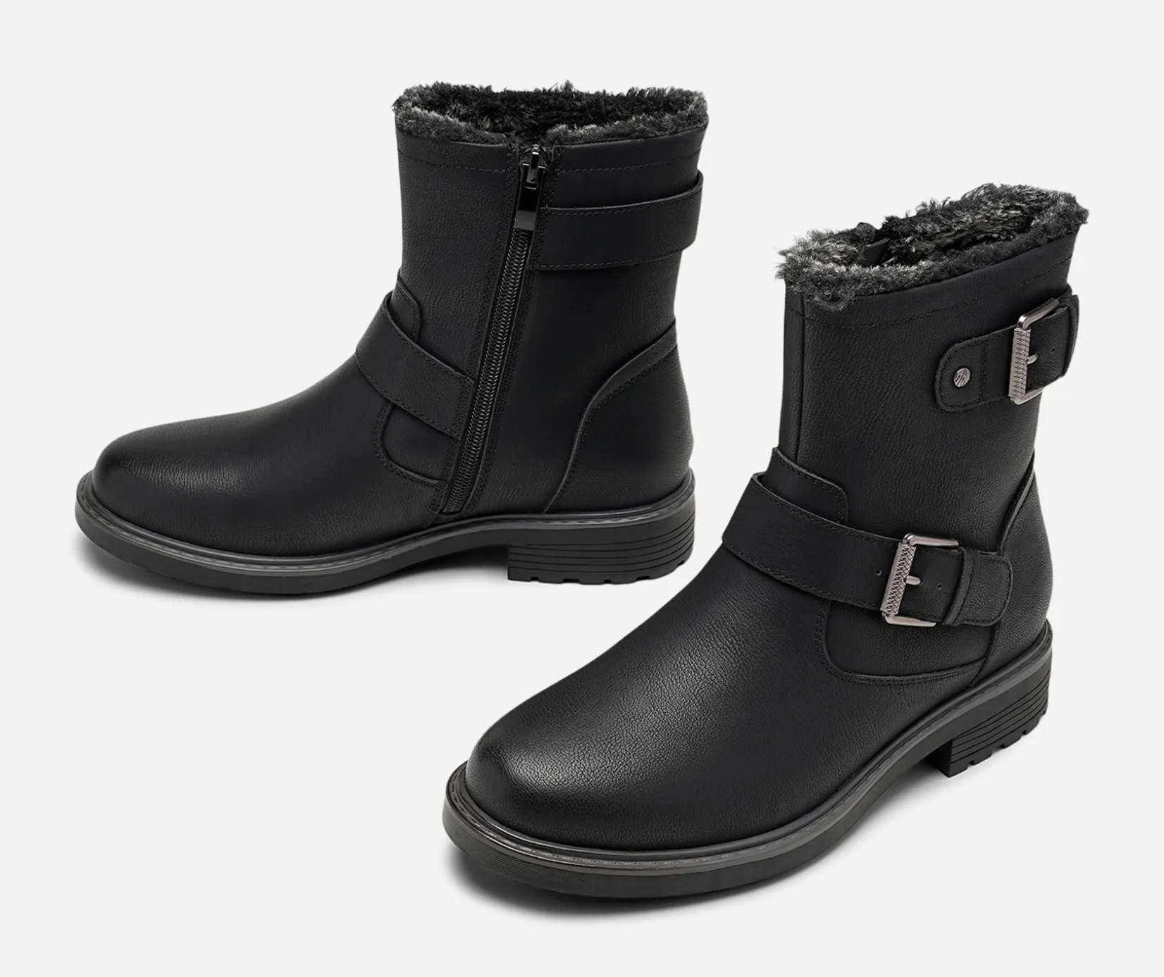 SO ALL Boots Och Kängor|Vinterskor<,Varmfodrade boots med spänne
