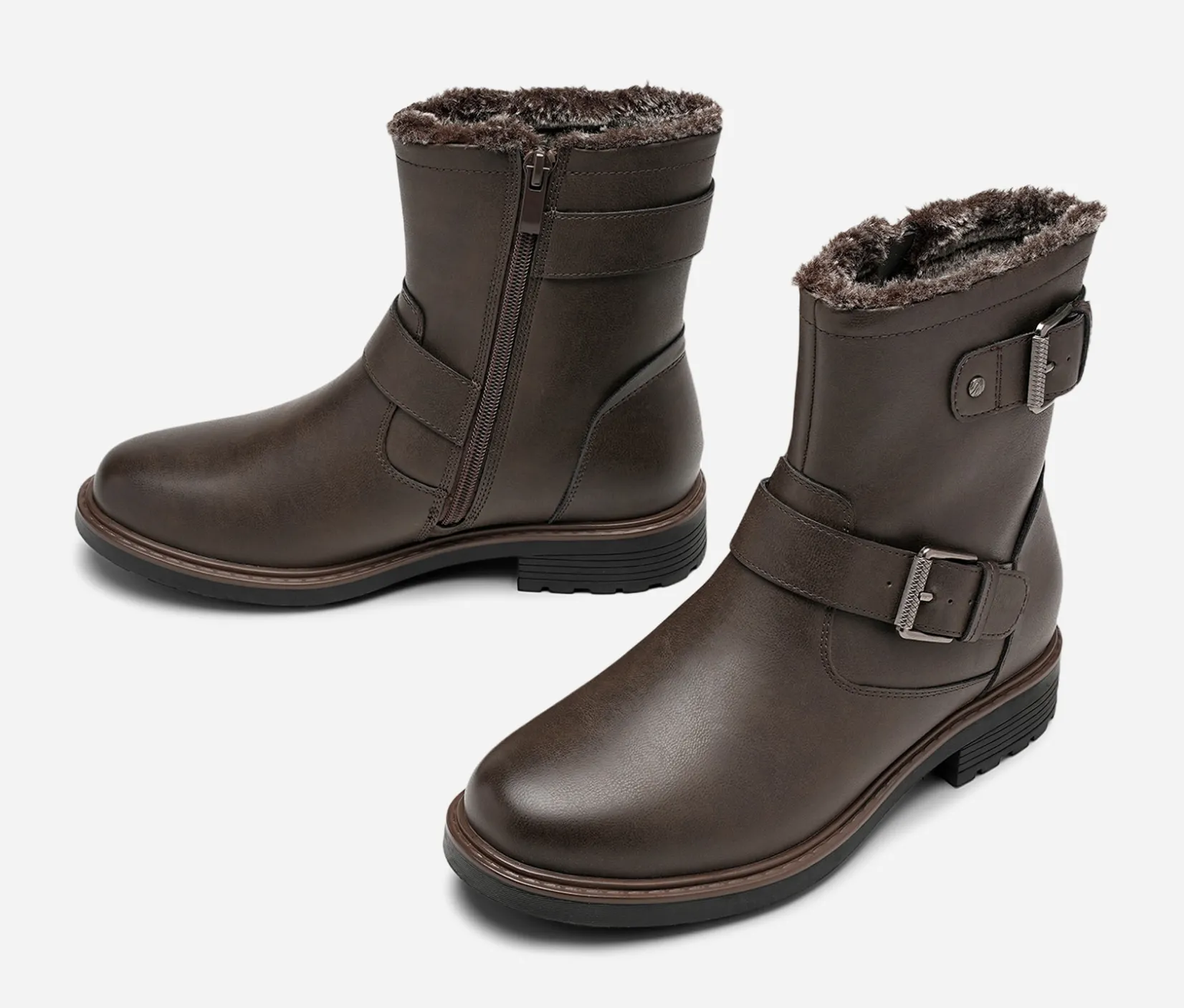 SO ALL Boots Och Kängor|Vinterskor<,Varmfodrade boots med spänne