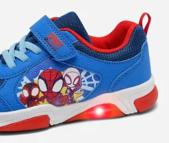 Barn SPIDEY Blinkande Barnskor|Sneakers<,Blinkande sneakers