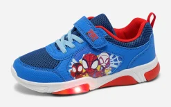 Barn SPIDEY Blinkande Barnskor|Sneakers<,Blinkande sneakers